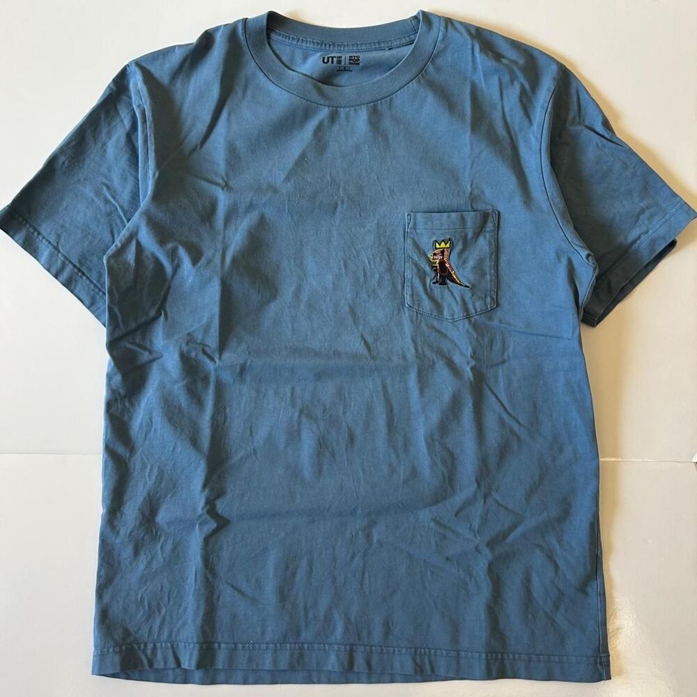 Uniqlo Men's Blue T-shirt